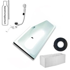 RAUMSPARWANNE PLATZSPARWANNE BADEWANNE HOESCH COMBI 160X70 RECHTS 5591.010