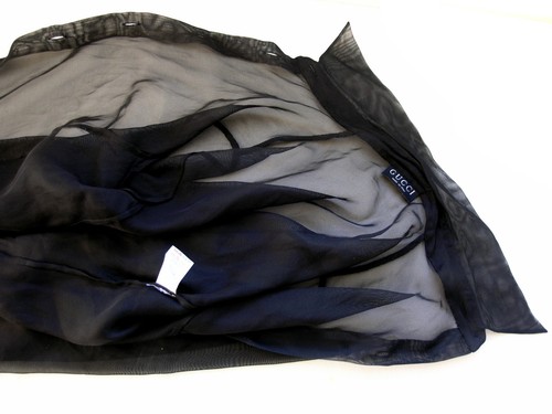 Gucci Tom Ford 1996 Rare Runway Exit 16 Sheer Gazar Top Trish Wore - Picture 3 of 5
