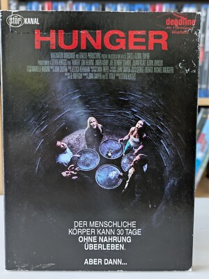 Horrorfilm Hunger auf Blu-ray FSK 18 im Papp-Schuber & Booklet (rar!)