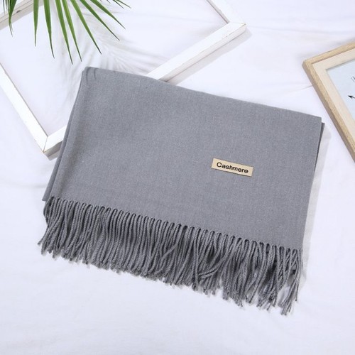 Women Scarf Pashmina Wool Thick Warm Plain Ladies Neck Shawl Head Wrap Scarves - Picture 63 of 83