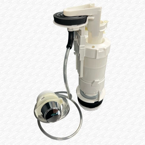 Concealed Macdee Pneu Compact Pneumatic Flush Valve Syphon & CONE PUSH BUTTON