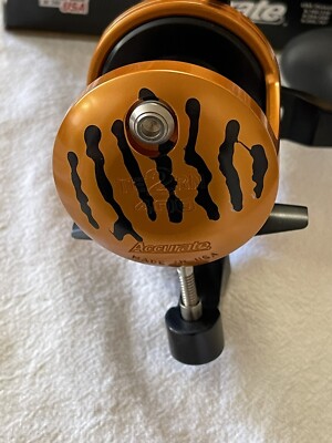 Accurate Tern 2 400 6:1 Twin Star Drag Reel RH - Orange Mac
