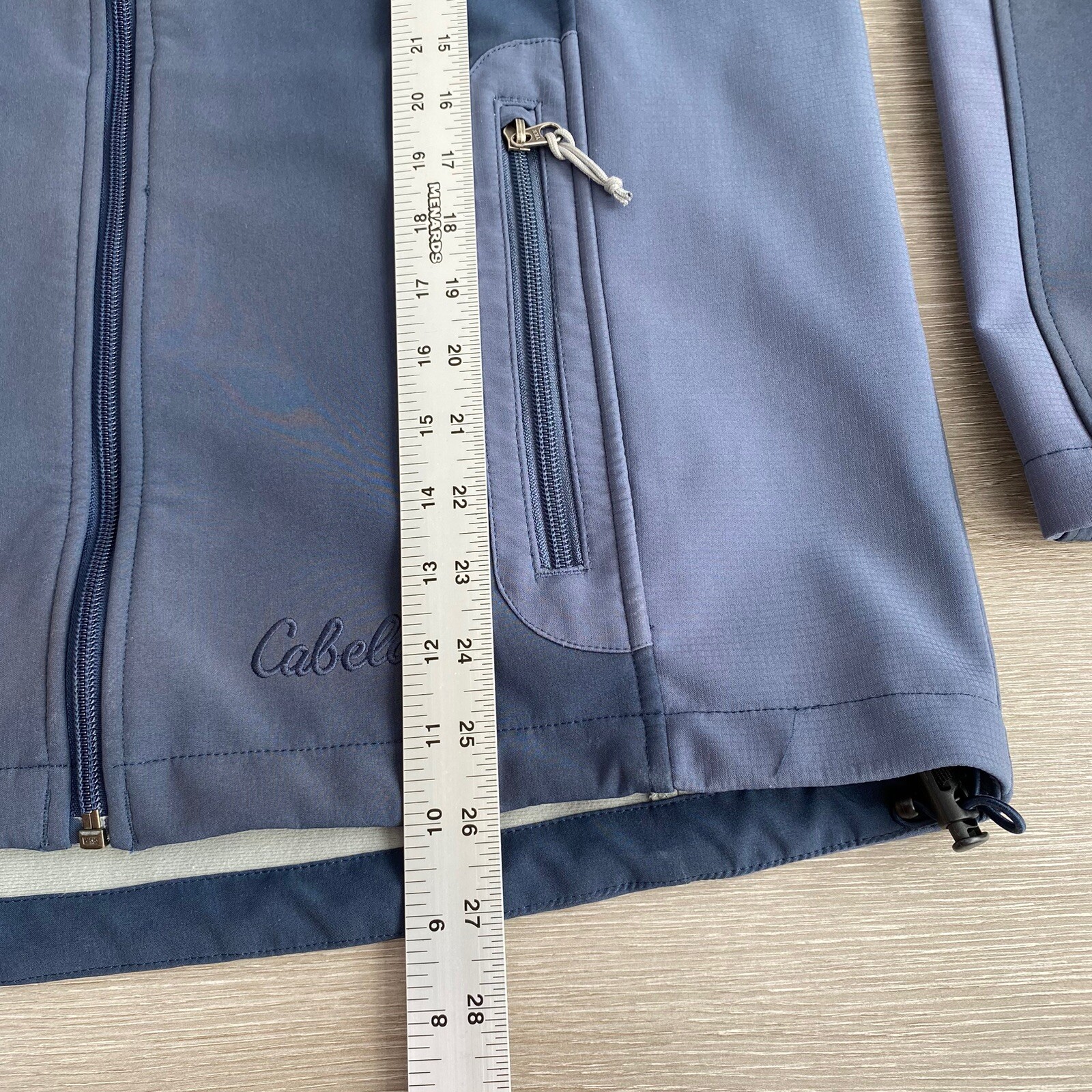 Cabelas Men M Softshell Performance Blue Full Zip… - image 10