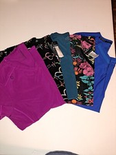 Cherokee scrub tops x 5 size small