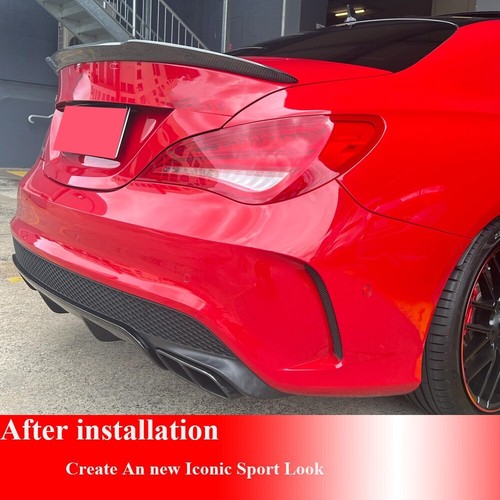 REAL Carbon Rear Trunk Spoiler Wing For Benz C117 CLA200 CLA250 CLA45 13-19 - Bild 6 von 15