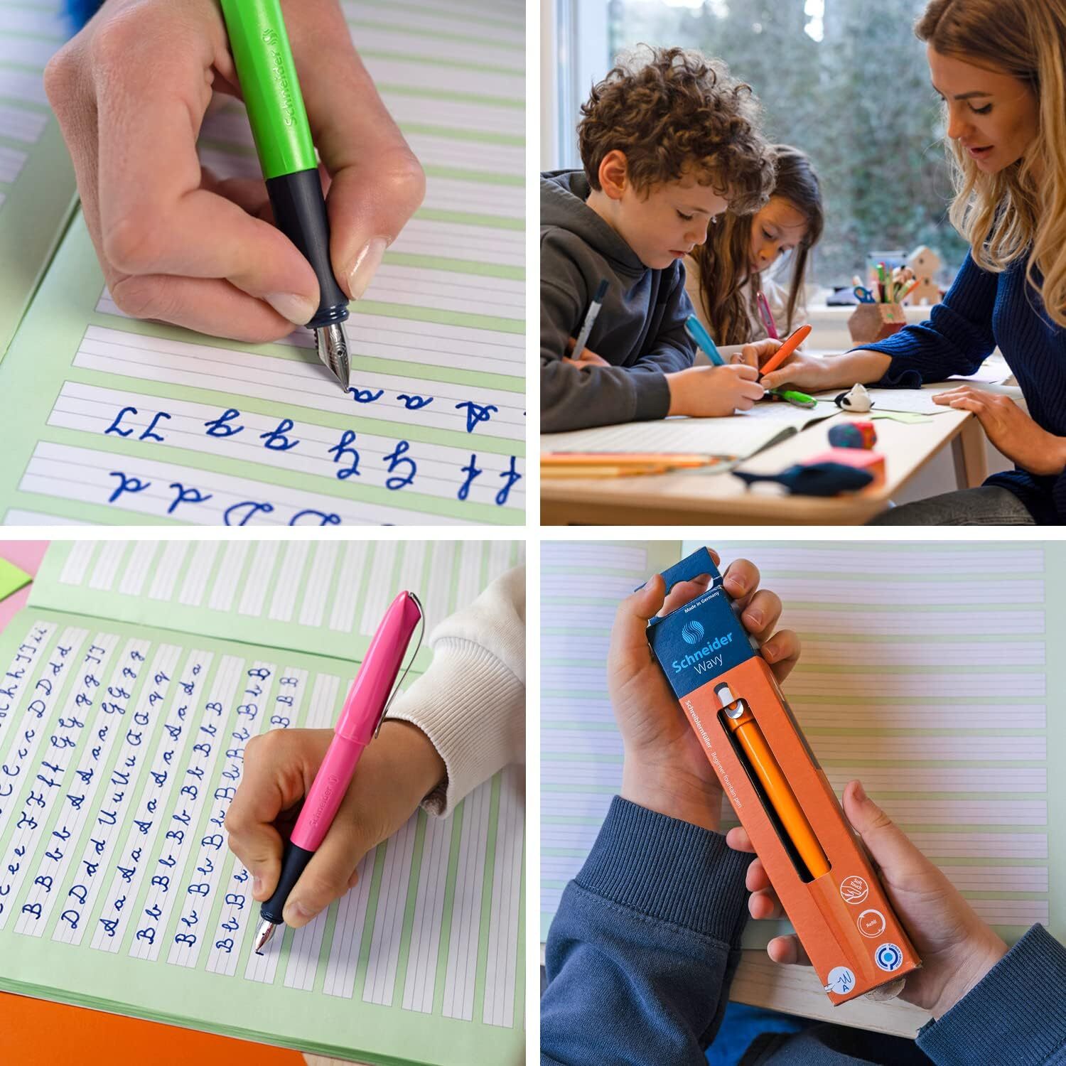 Thumbnail - Schneider 162119 Wavy Füller Für Rechts- Und Linkshänder Anfängerfeder