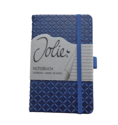 sigel Notizbuch Jolie Flair Kunstleder A6 liniert indigo blau
