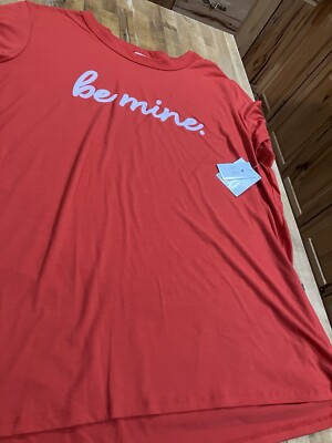 Lularoe Liv 3xl Be Mine Valentines Day Shirt