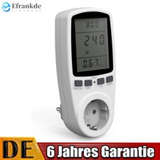 Energiekostenmessgerät Stromzähler Steckdose Wattmeter LCD …