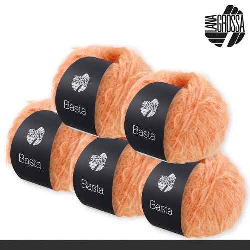Lana Grossa 5 x 50 g Basta Schurwolle Merino Stricken Wolle Garn 22 Farben - Bild 4 von 45