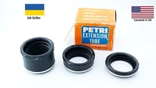 Petri Macro Extension Tubes M42 mount Metal Rings Helios Zenit Jupiter Zenitar