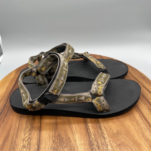Teva Mens Size 13 Original Universal Topanga Olive Sandals 1004006