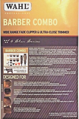 WAHL 5 STAR PRO BARBER COMBO LEGEND CLIPPER HERO TRIMMER FREE