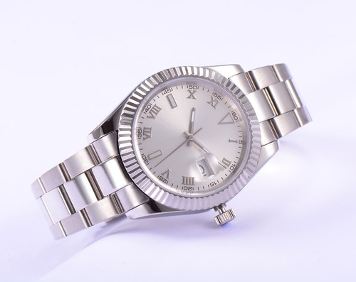 41mm Parnis Sapphire Automatic Movement Men Wrist Watch Stainless Steel Bracelet - Picture 2 of 12