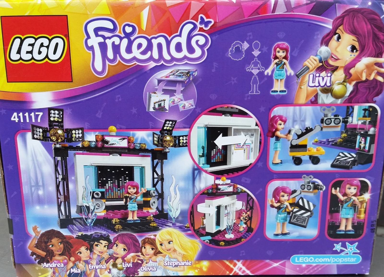 lego friends pop star tv studio