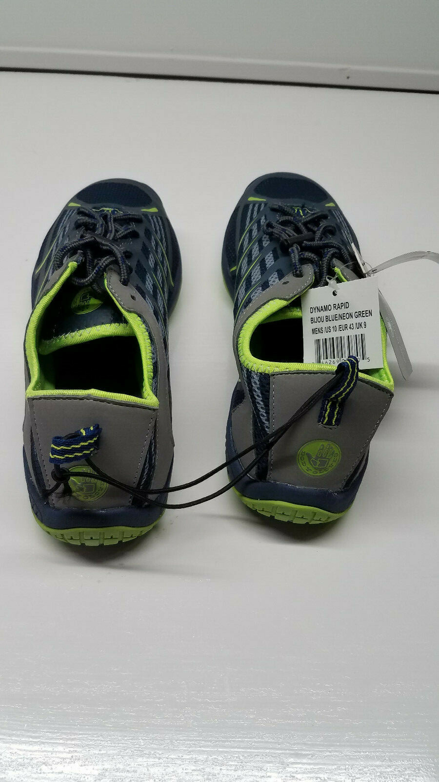 Body Glove DYNAMO RAPID Multi sport Water Shoes BLUE/GREEN/GRAY- Mens SIZE 10 