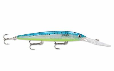 Rapala Down Deep Husky Jerk 14 - Glass Blue Minnow - 5 1/2'' 13/16 oz Diving Lure