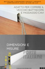 BATTISCOPA COPRIMARMO PARQUET LAMINATO COPRIVECCHIO  prezzo ad Aste da 2,25