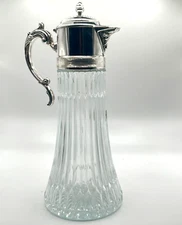 Vintage F.B. Rogers Silver Company ITALY Silverplated Water  Iced Tea Pitcher