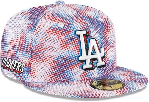 Los Angeles Dodgers 3D Comics New Era 59Fifty Fitted Multi-Color Cap Hat - 第 1/12 張圖片