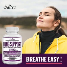 LUNG SUPPORT Supplement Lung Detoxification Bronchial Health Mucus Secretion