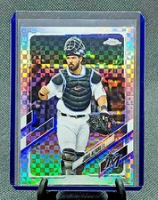 2021 Topps Chrome JORGE ALFARO #25 Mega Box X-FRACTOR REFRACTOR SP Marlins