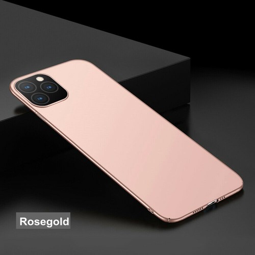 For iPhone 16 15 14 Pro 13 12 Slim Matte Hard Ultra-thin Phone Back Case Cover - Picture 20 of 20
