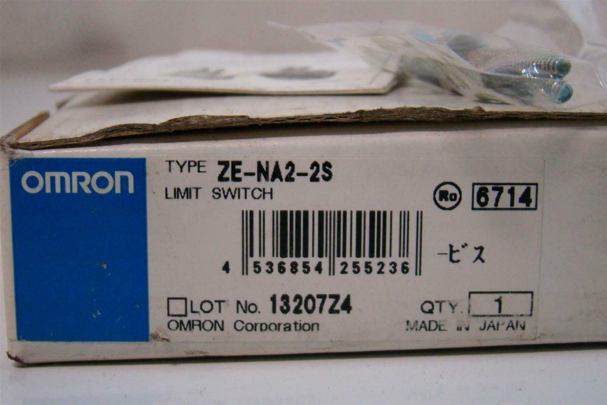 リザモナvol2 Omron Limit Switch 15A 125/250 VAC 13207Z4 ZE-NA2-2S | eBay