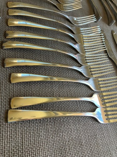 37 Pcs. Zwilling JA Henckels BELLASERA Pattern Glossy 18/10 Stainless Flatware - Picture 7 of 24