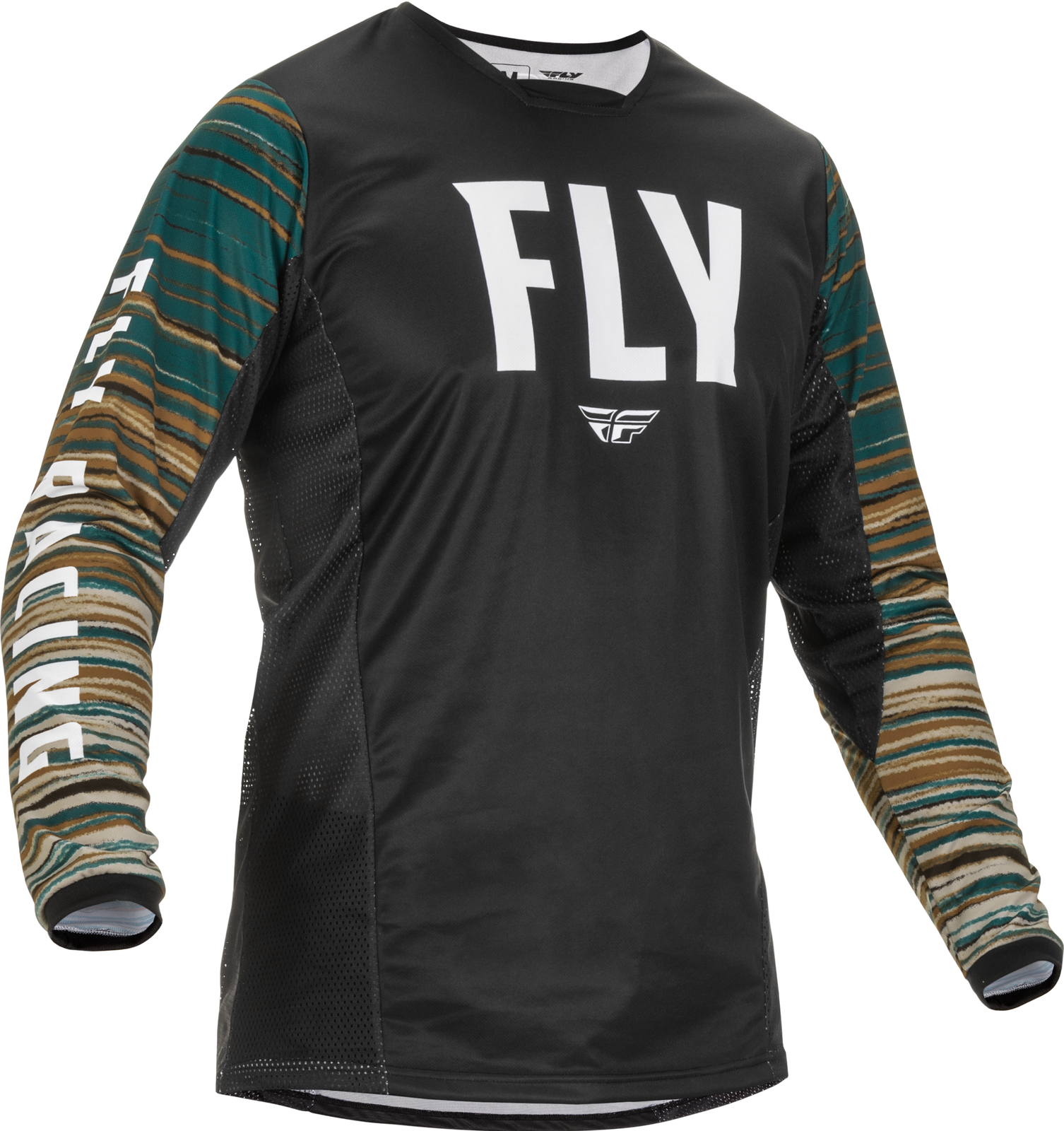 Fly Racing 375-520L Kinetic Wave Lg Very popular! Max 79% OFF Jersey Black Rum
