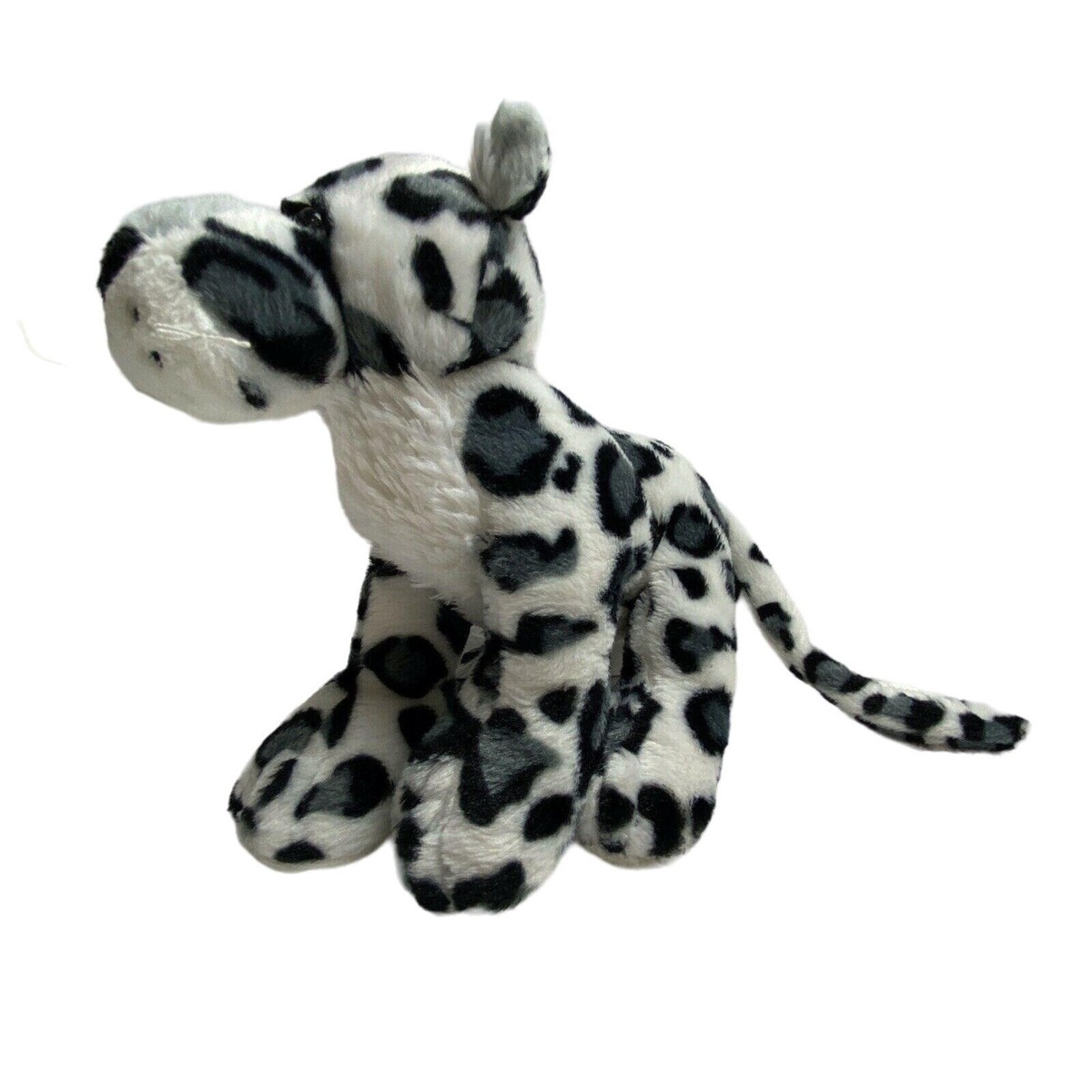 Ganz Webkinz Snow Leopard BeanbaG Plush Stuffed Animal Black