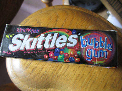 SKITTLES Xtreme Fruit Bubble Gum (4 