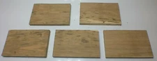 5x English Walnut Wood Working Crafting Cutting Board Set FREE SHIPPING!