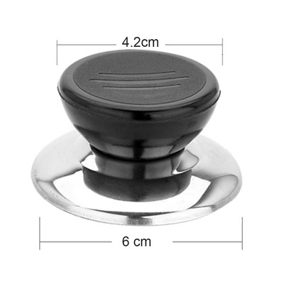 10x Topfdeckelgriffe Edelstahl Ersatzgriff Pfannendeckel Deckelgriff Topfgriff