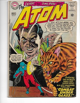 The Atom #21  1965 DC Vintage Prof. Vasiliev.  Gil Kane Cover Free Shipping