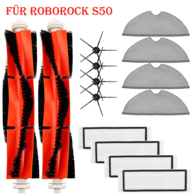 Zubehör Für Roborock S50 S5 Max S6 Max S6 MaxV S6 Pure Staubsauger Filter Mop DE