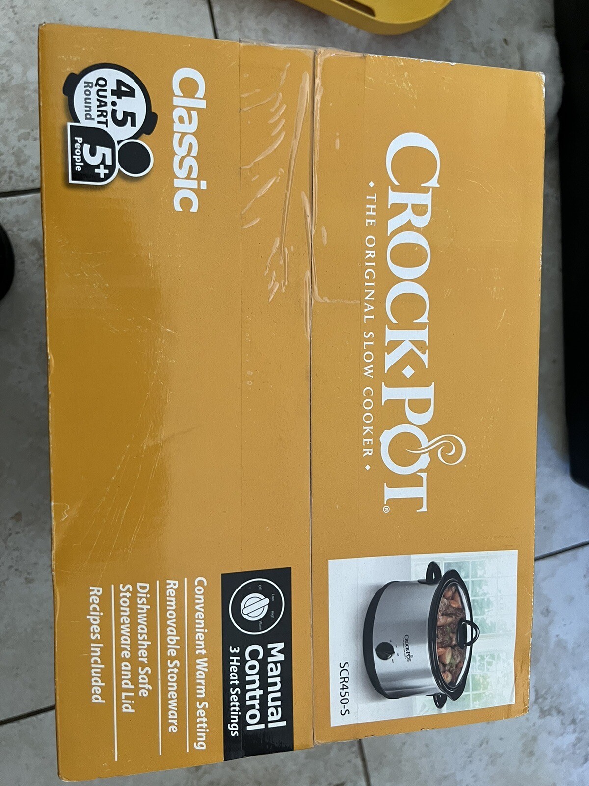 CrockPot SCR450S 4.5Q Slow Cooker 48894043383 eBay