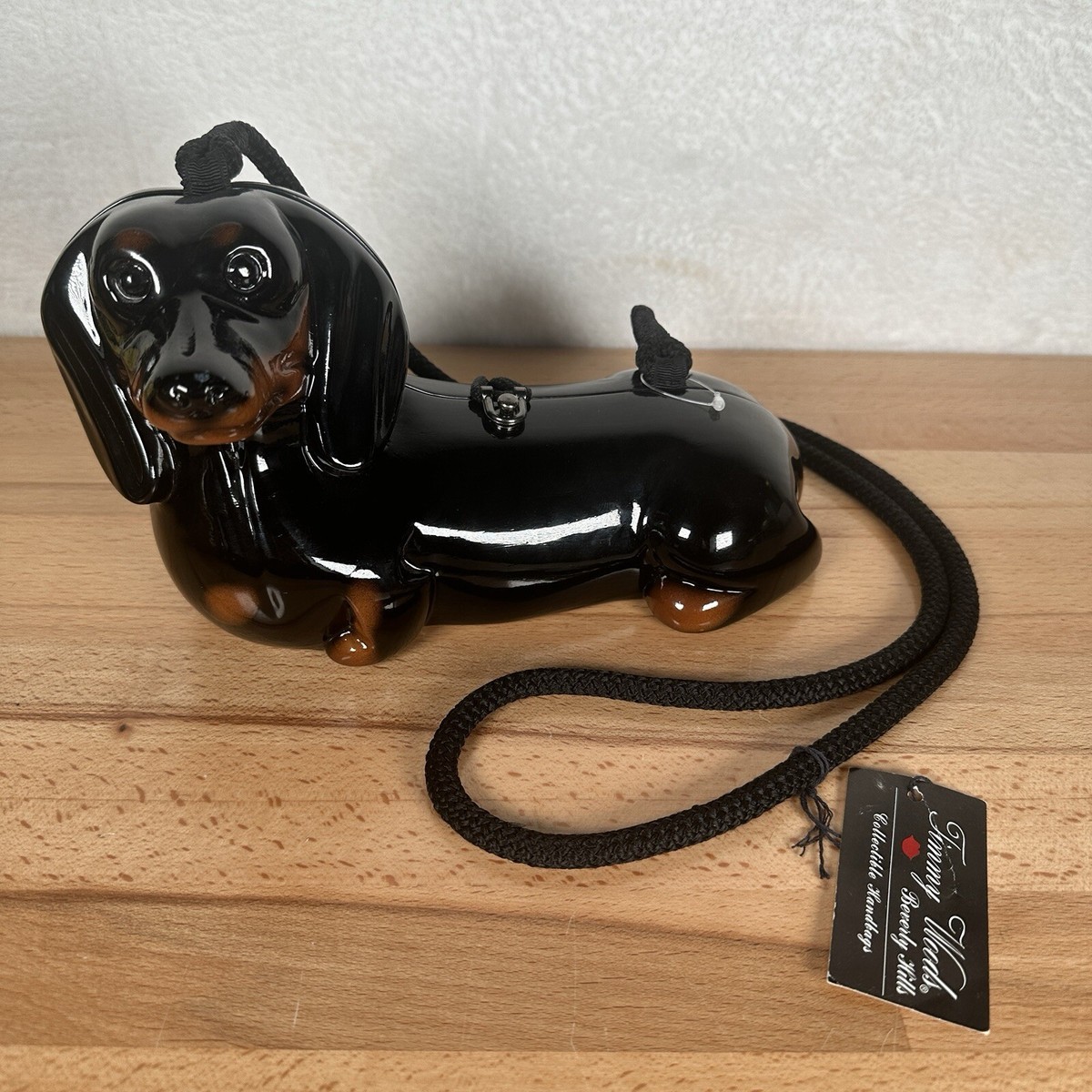 TIMMY WOODS 木製 黒羊のバッグ TIMMY WOODS 木製 黒羊のバッグ 希少になる TIMMY WOODS 黒羊の