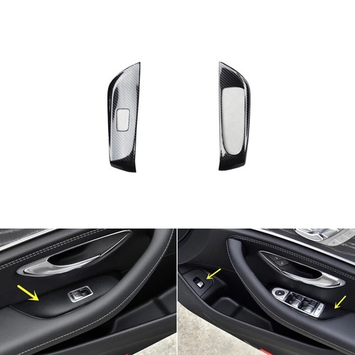 For Mercedes Benz E-Class W213 2016-2022 RHD Plastic Carbon Fiber Style Stickers - Bild 31 von 35