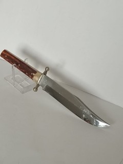 Anton Wingen Jr. Othello "Original Bowie Knife" cuerno de ciervo ¡de los años 70!!!