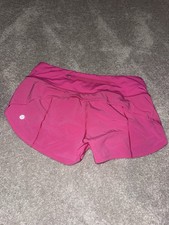 Lululemon Speed Up Shorts Size 4 Sonic Pink