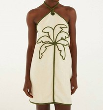 Farm Rio Sleeveless Mini Dress Sand