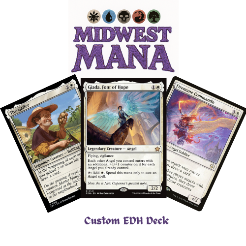 mtg giada commander deck Giada, Font of Hope Angel Tribal Flying Magic MTG Commander Deck main image 1