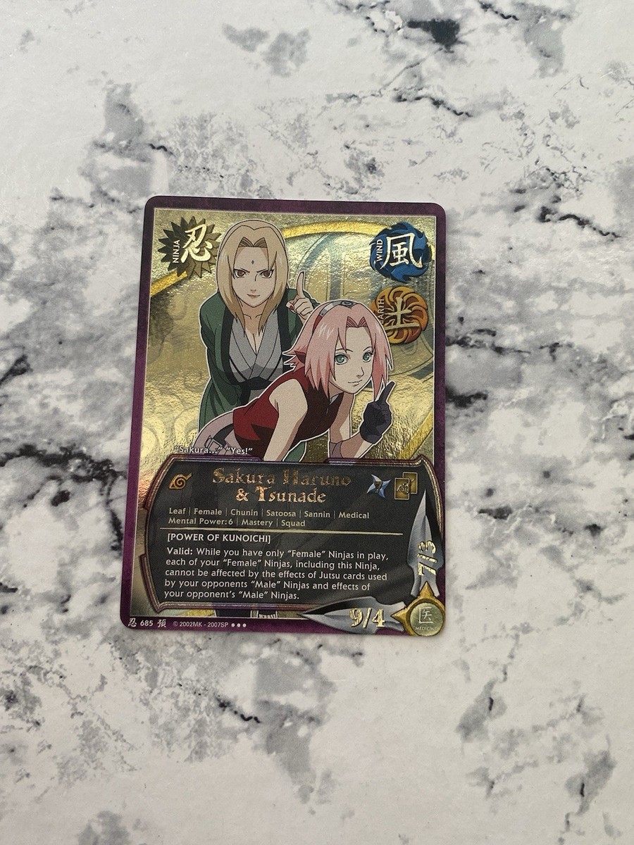 Sakura Haruno & Tsunade [Power of Kunoichi] 685 Naruto Super Rare