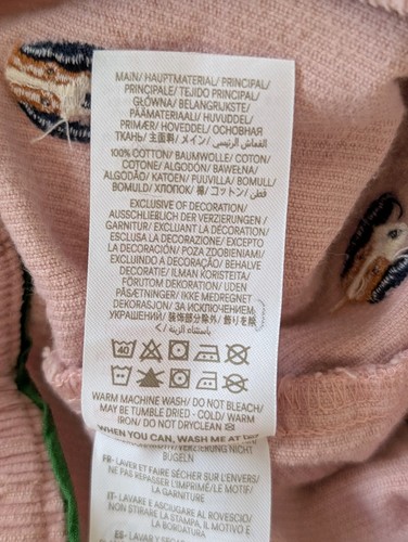 Mini Boden Girls Pink Corduroy Button Skirt Dog Embroidered Puppy Size 13-14 - Picture 11 of 11
