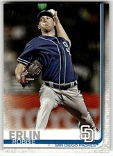 2019 Topps #626 Robbie Erlin San Diego Padres Baseball