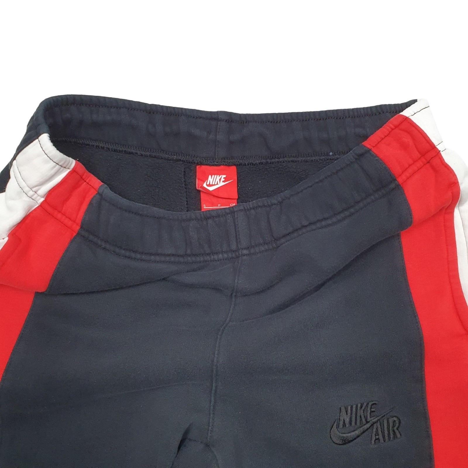 NIKE Jogger Trousers Cotton  &  Polyester Black Mens W28 L29 image 2