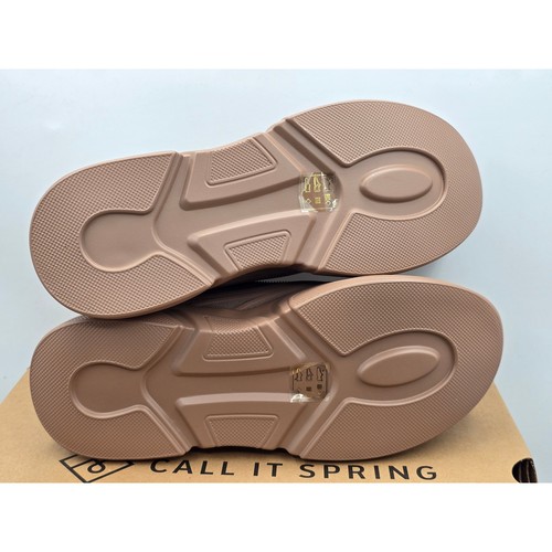 Call It Spring Refresh 2.0 Sneakers Mens 8 Brown Vegan Chunky B.E.D Foam -New - Picture 2 of 13