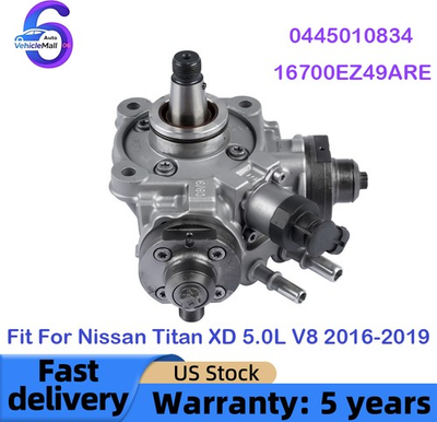 #ad #ad Turbo High Pressure Fuel Injection Pump For Nissan Titan XD 5.0L V8 2016 2019 $439.99