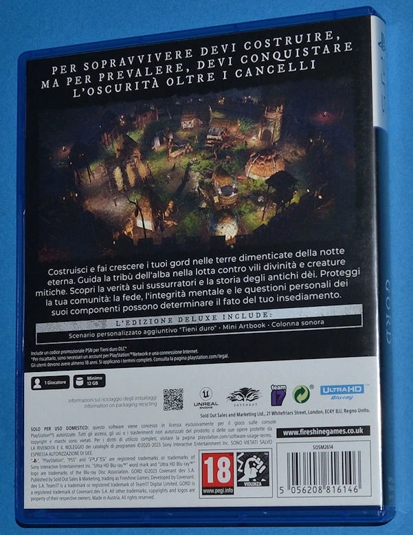 GORD L'EDIZIONE DELUXE, PLAYSTATION 5, PS5, USATO, foto 2 di 3